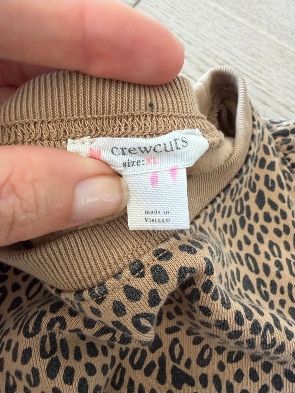 Crewcuts Leopard-Print Pajama Set in Brown and Black